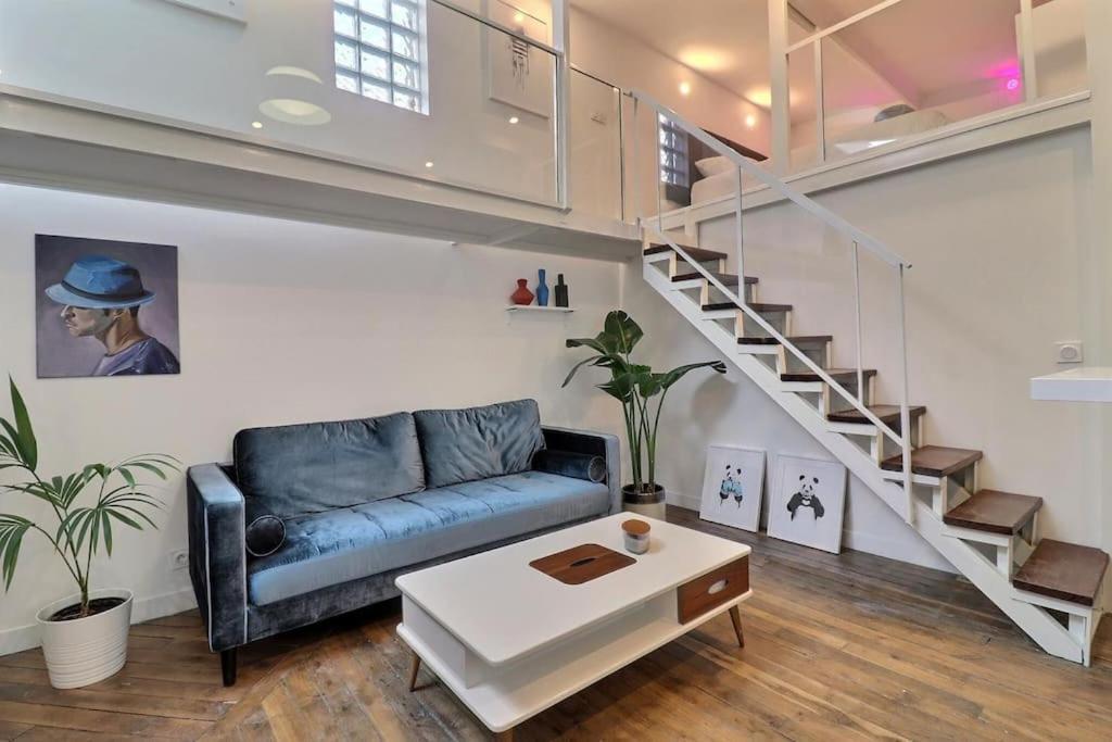 Unique Loft Apartment Located 15 Minutes From The Champs Elysees Saint-Ouen  Exteriör bild