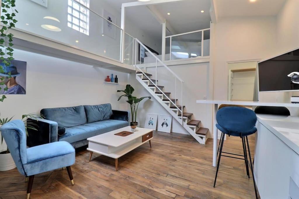 Unique Loft Apartment Located 15 Minutes From The Champs Elysees Saint-Ouen  Exteriör bild