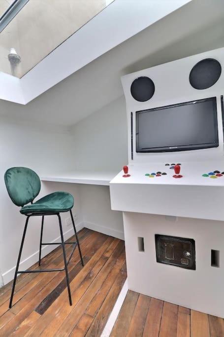 Unique Loft Apartment Located 15 Minutes From The Champs Elysees Saint-Ouen  Exteriör bild