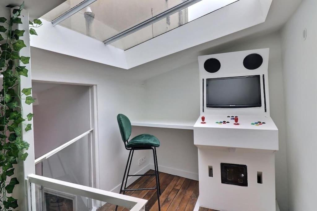 Unique Loft Apartment Located 15 Minutes From The Champs Elysees Saint-Ouen  Exteriör bild